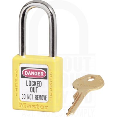 Master Lock 410 Safety Padlock Yellow